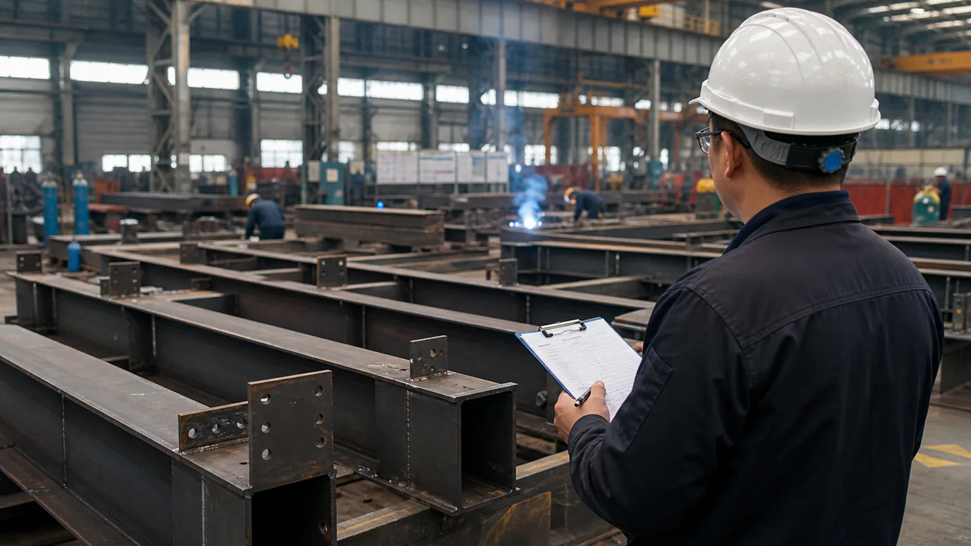 Factory audit resources for steel structure suppliers - steel structure fabrication workshop capacity audit