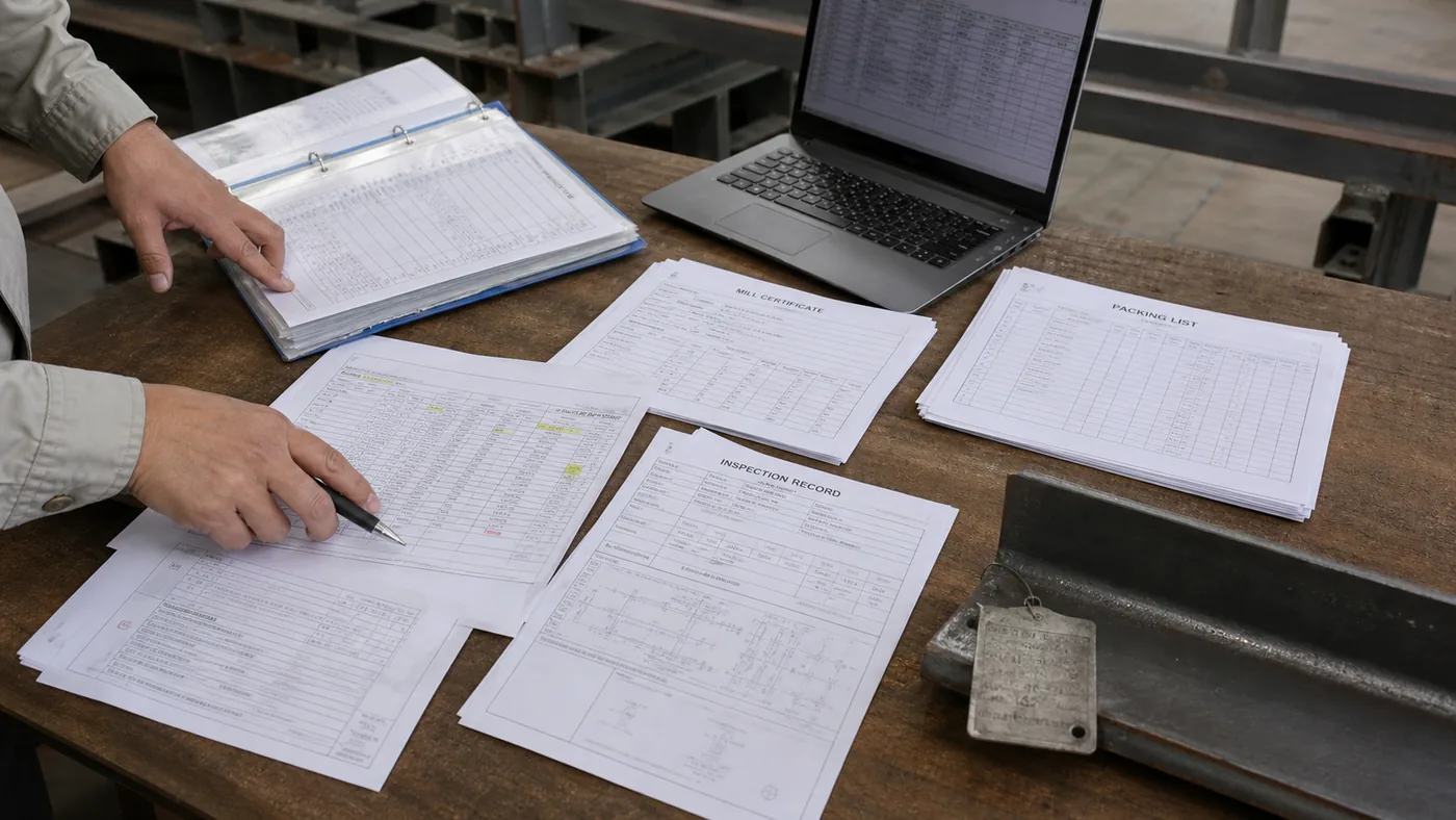 Steel structure supplier evaluation for EPC buyers - steel structure quality document and traceability review